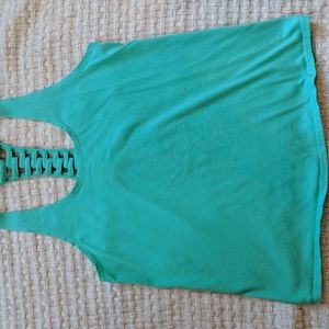 Braded back tank top